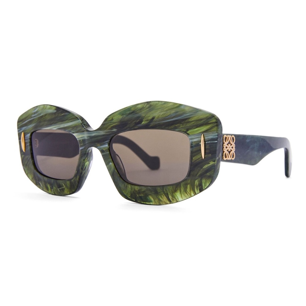 LOEWE Screen Sunglasses in Marble Green